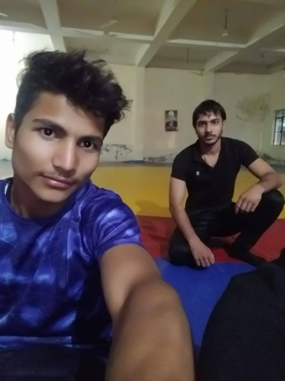 Workout session with friend